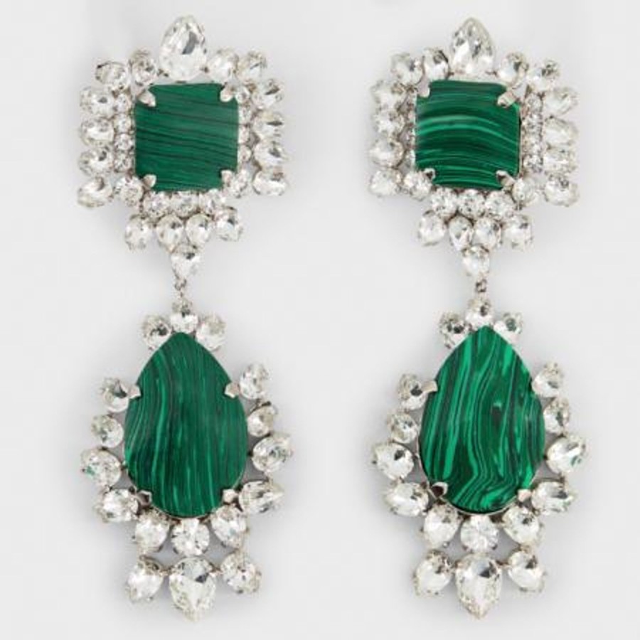 Women Giambattista Valli Jewelry | Malachite Earrings