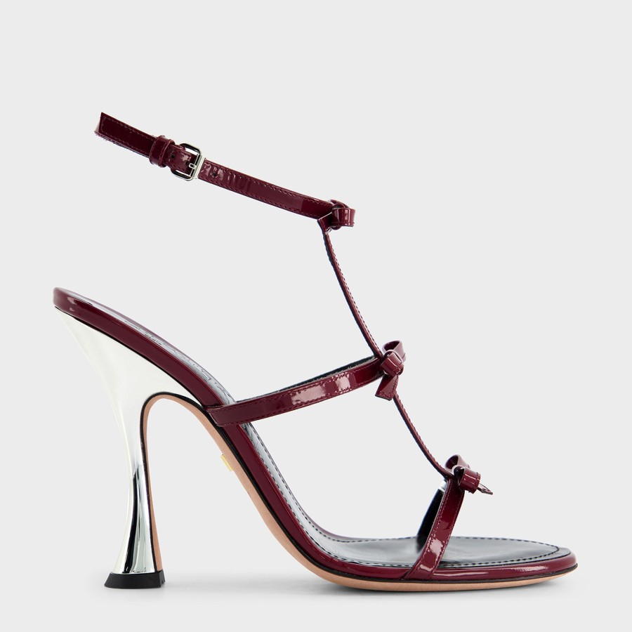 Women Giambattista Valli Shoes | Bordeaux Love Bow Heels