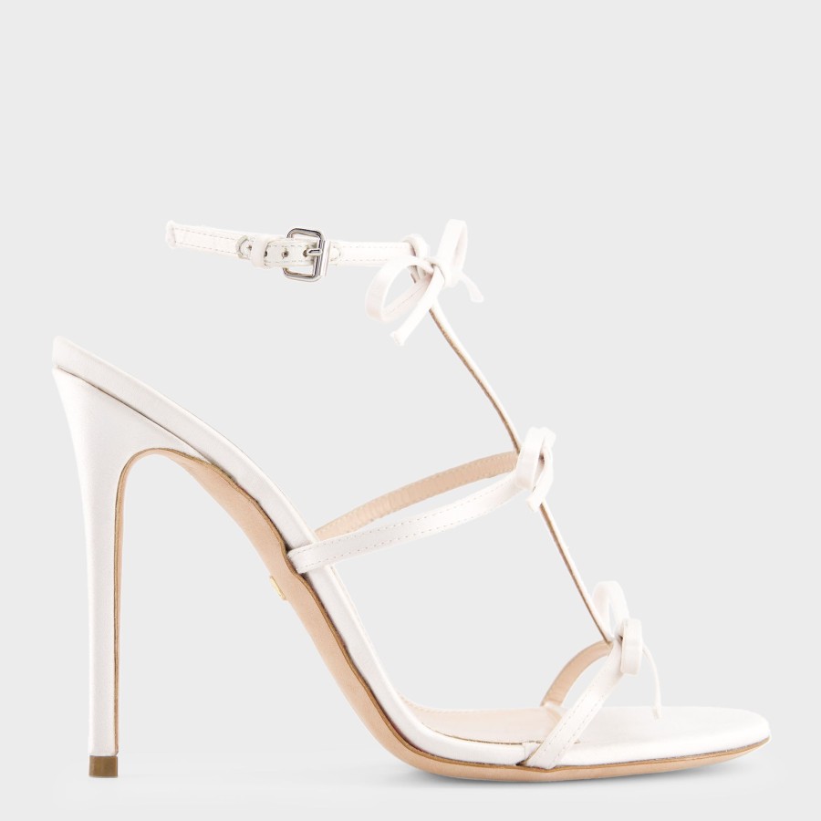 Women Giambattista Valli Shoes | Ivory Love Bow Heels