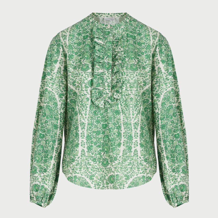 Women Giambattista Valli Tops, Blouses & Knits | Cote D'Azur Popeline Blouse