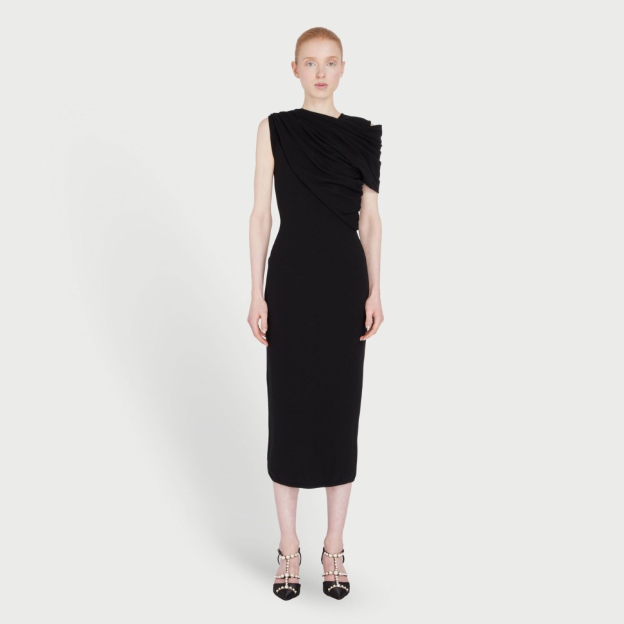 Women Giambattista Valli Dresses & Jumpsuits | Black Knit Dress