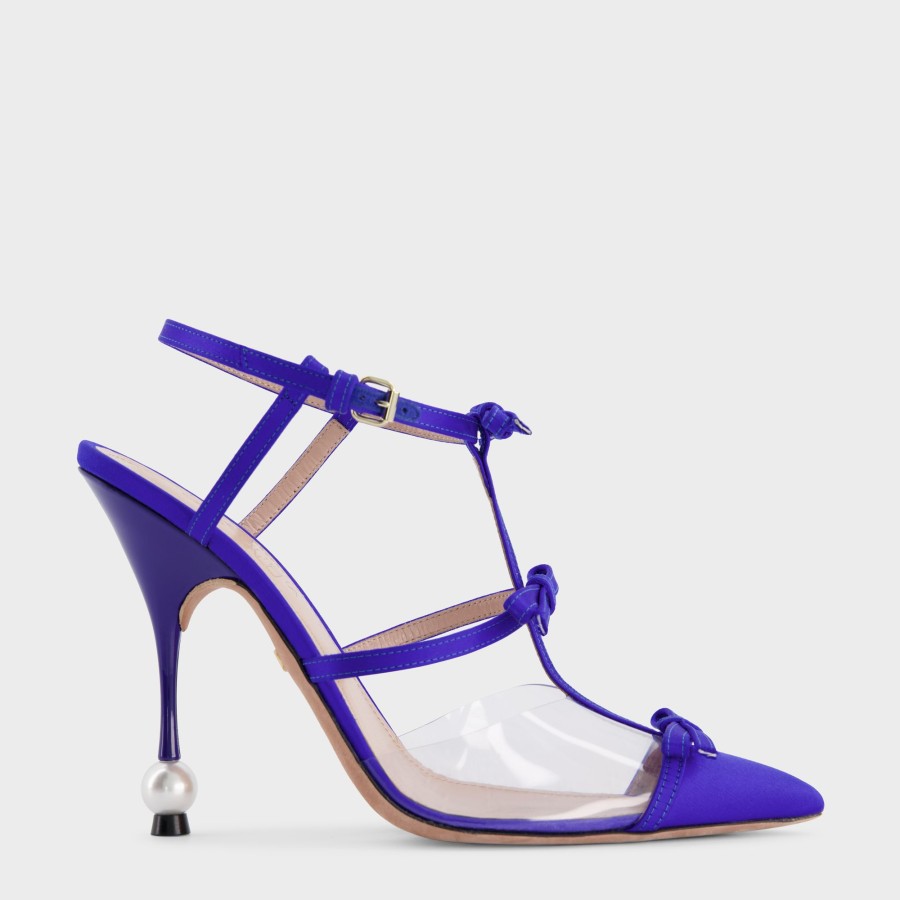 Women Giambattista Valli Shoes | Electric Blue Multi Bows Pump