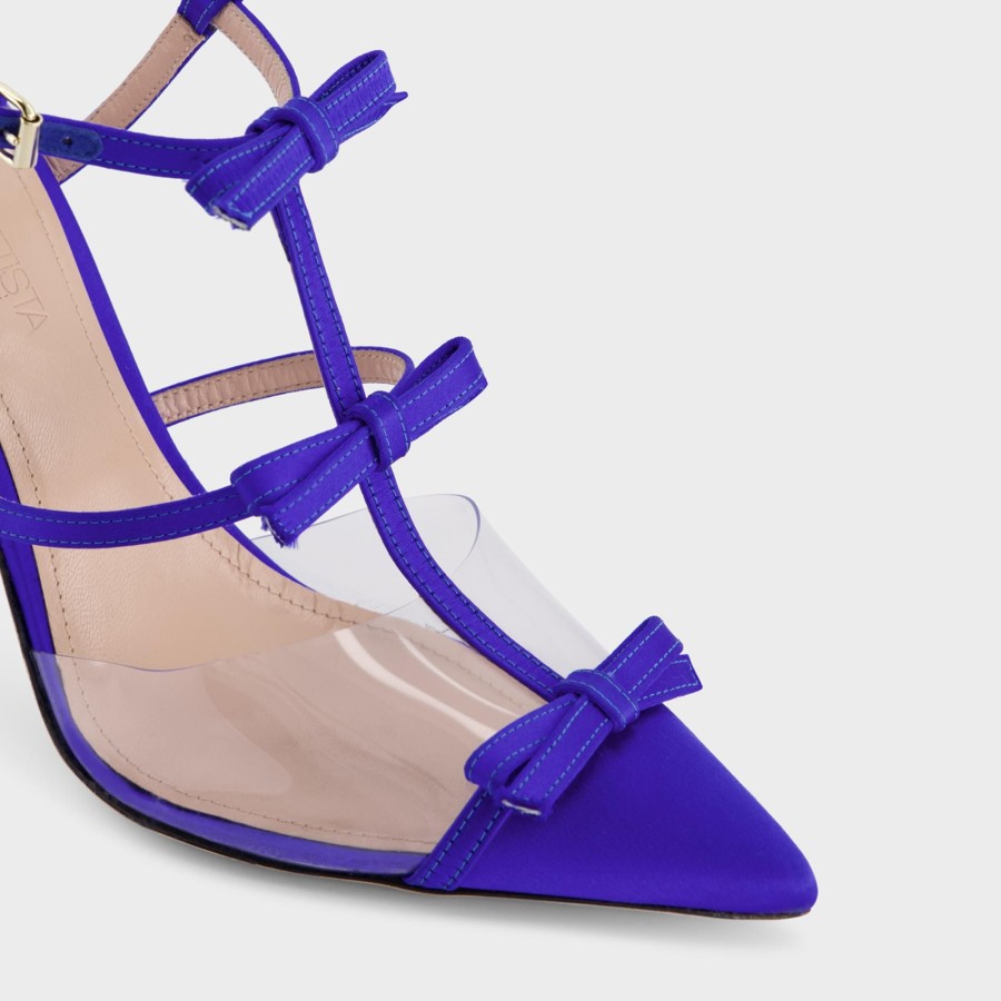 Women Giambattista Valli Shoes | Electric Blue Multi Bows Pump