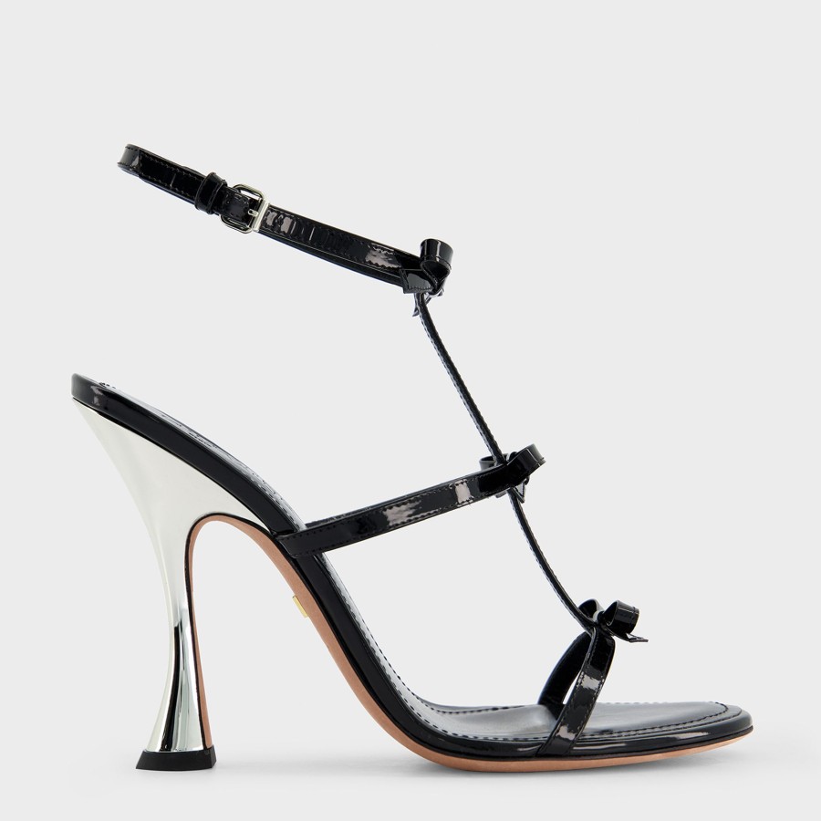 Women Giambattista Valli Shoes | Black Love Bow Heels