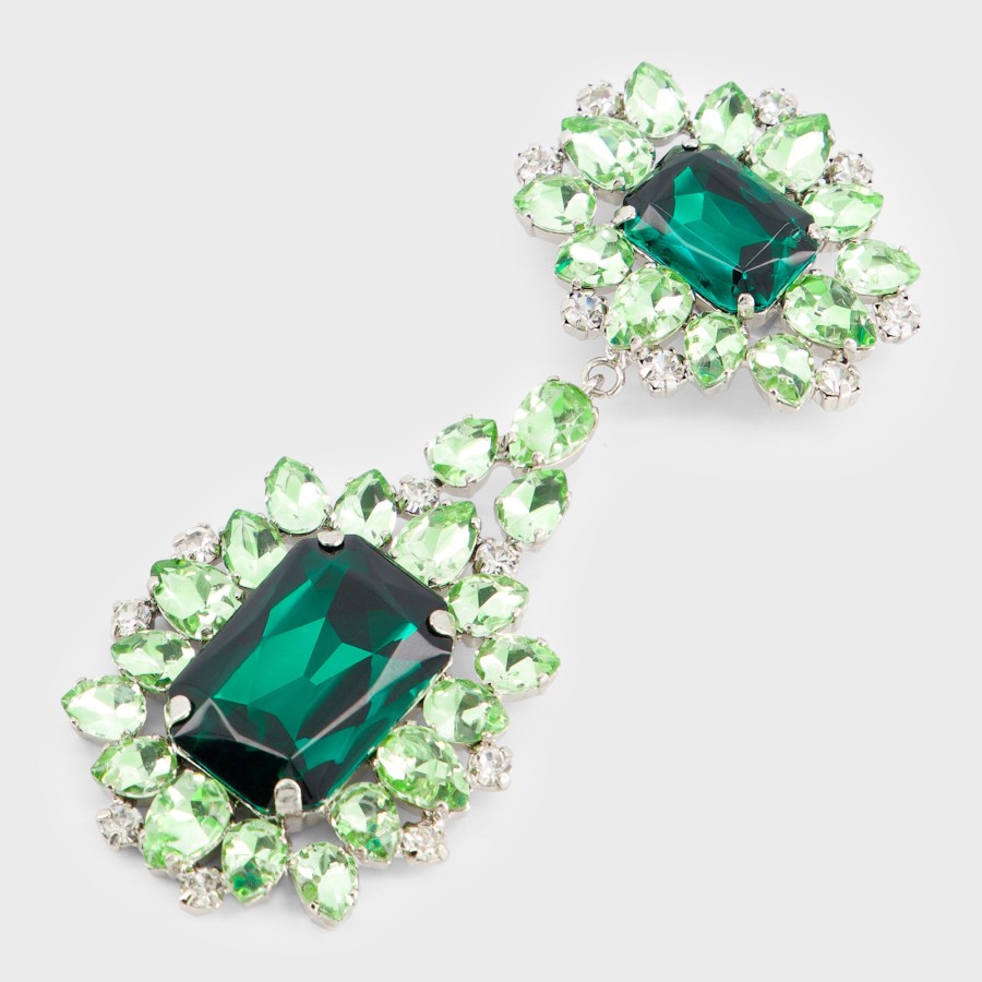 Women Giambattista Valli Jewelry | Emerald Earrings