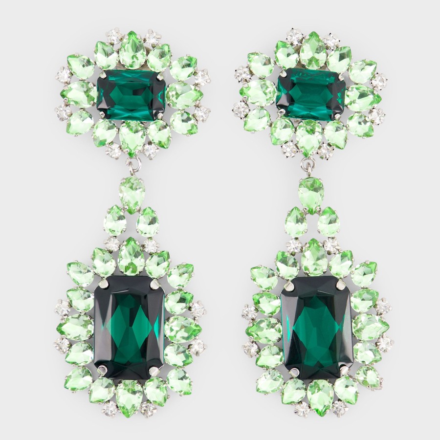 Women Giambattista Valli Jewelry | Emerald Earrings