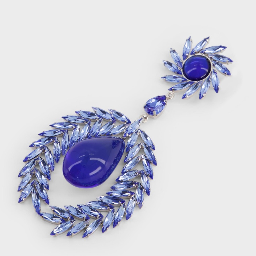 Women Giambattista Valli Jewelry | Dark Blue Earrings