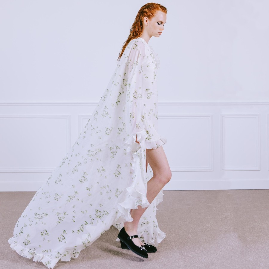 Women Giambattista Valli Dresses & Jumpsuits | Lucky Love Silk Cape Dress