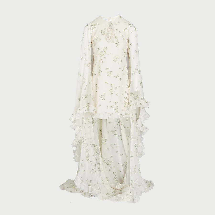 Women Giambattista Valli Dresses & Jumpsuits | Lucky Love Silk Cape Dress