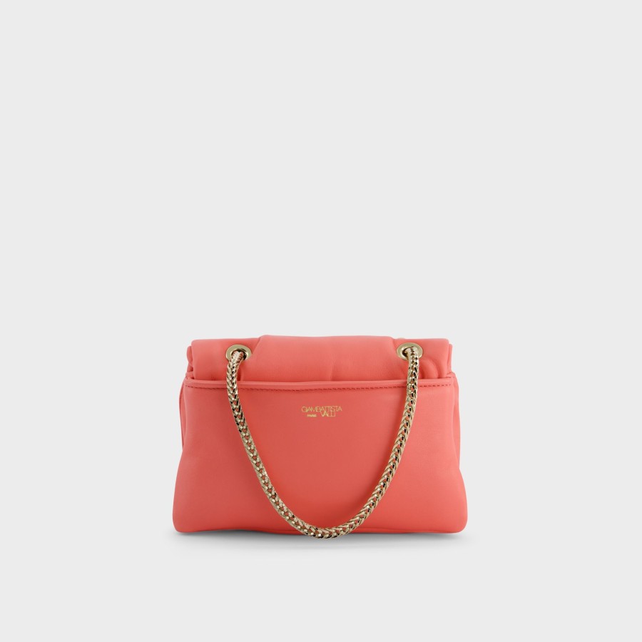 Women Giambattista Valli Bag | Coral Patent Leather Mini Airbag