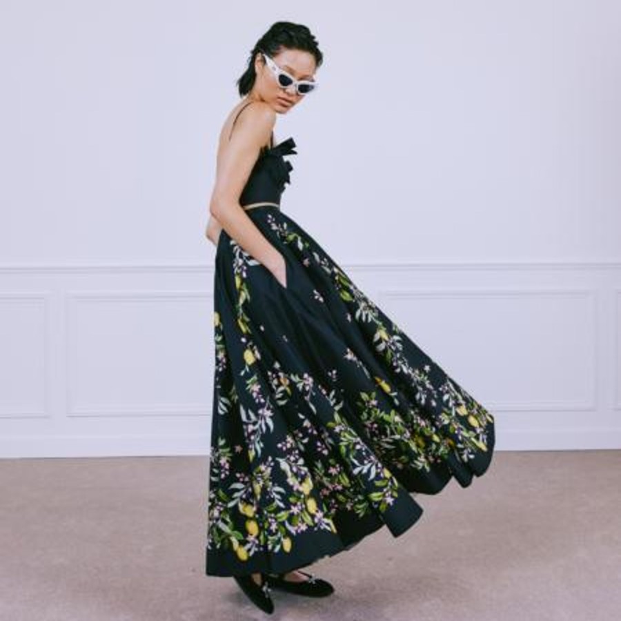 Women Giambattista Valli Dresses & Jumpsuits | Saint-Tropez Long Black Dress