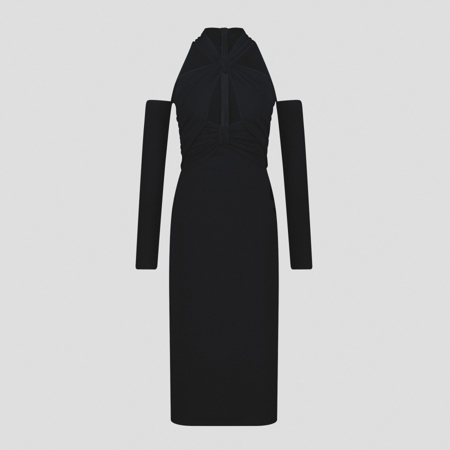 Women Giambattista Valli Dresses & Jumpsuits | Black Knit Dress