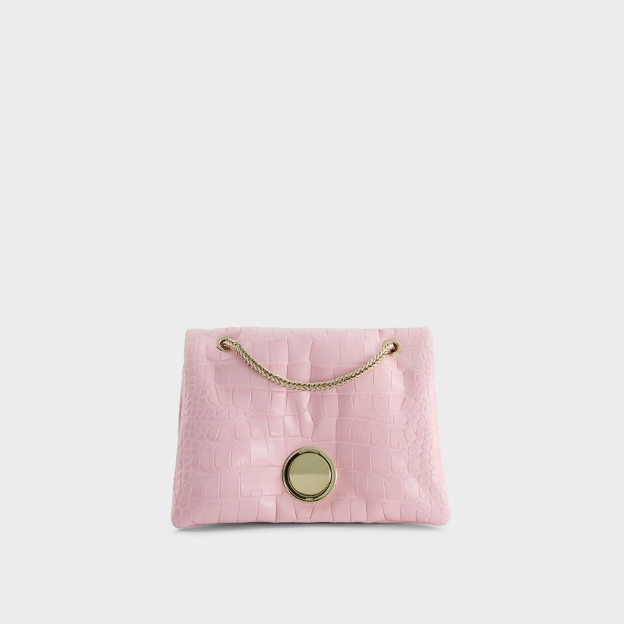 Women Giambattista Valli Bag | Pink Patent Leather Mini Airbag