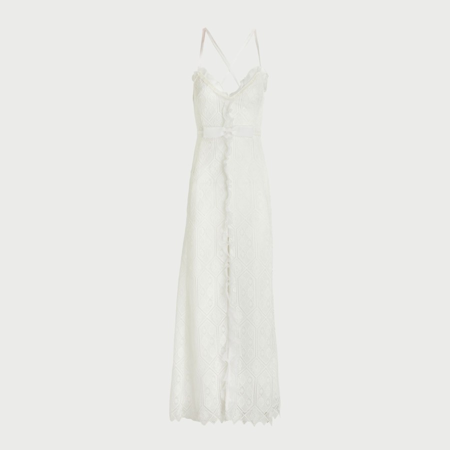 Women Giambattista Valli Dresses & Jumpsuits | Macrame Strapless Maxi Dress