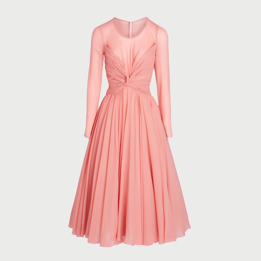 Women Giambattista Valli Dresses & Jumpsuits | Pink Silk Maxi Dress