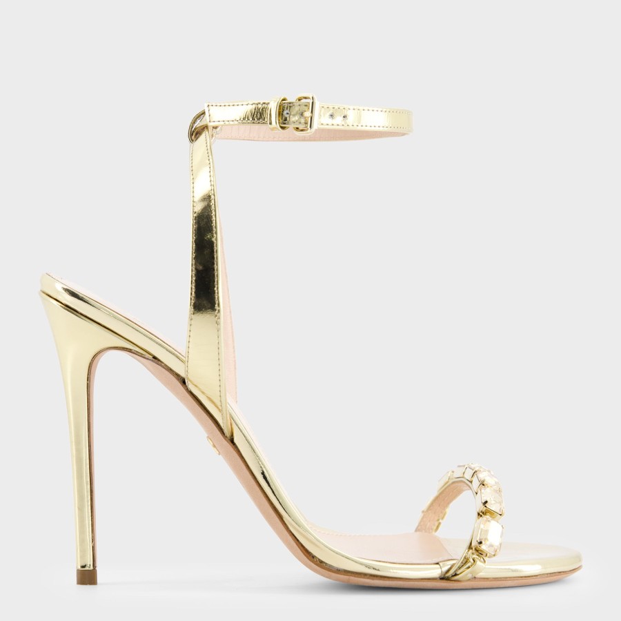 Women Giambattista Valli Shoes | Gold Pumps With Ornaments