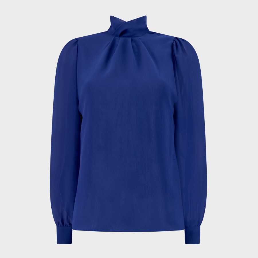 Women Giambattista Valli Tops, Blouses & Knits | Blue Blouse