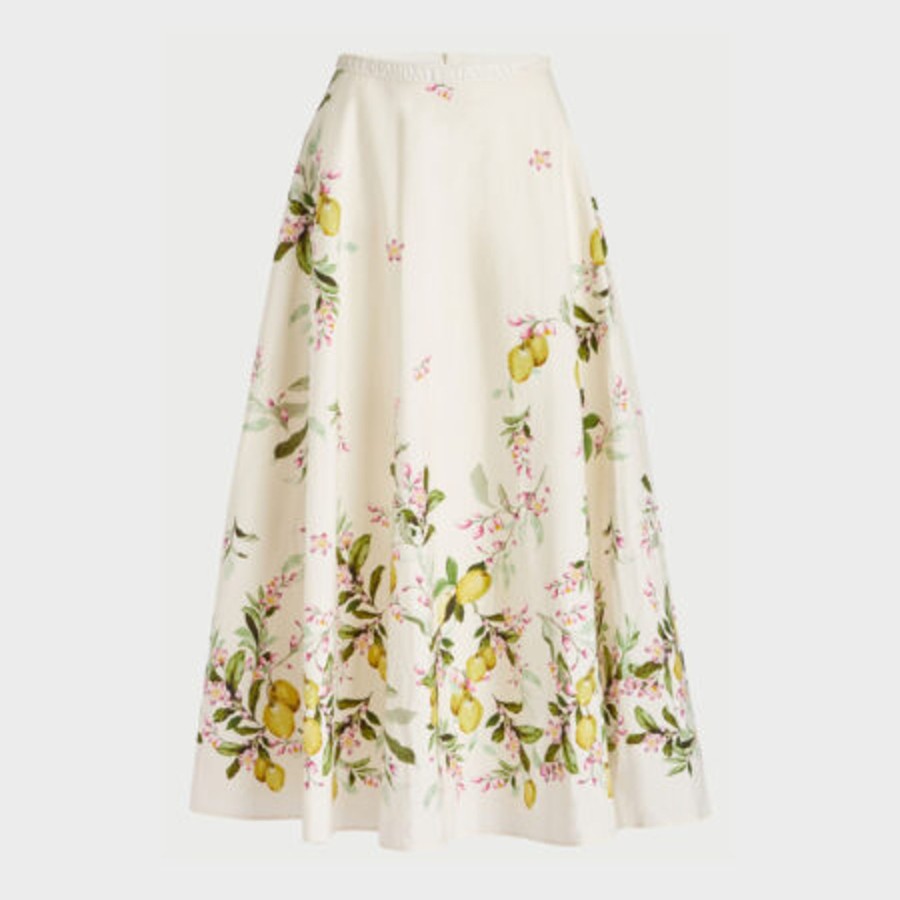 Women Giambattista Valli Skirts & Pants | Saint-Tropez Long Popeline Skirt