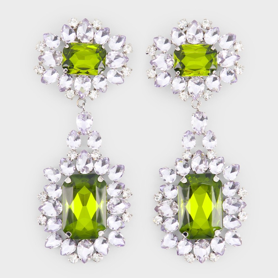 Women Giambattista Valli Jewelry | Green Tea Earrings