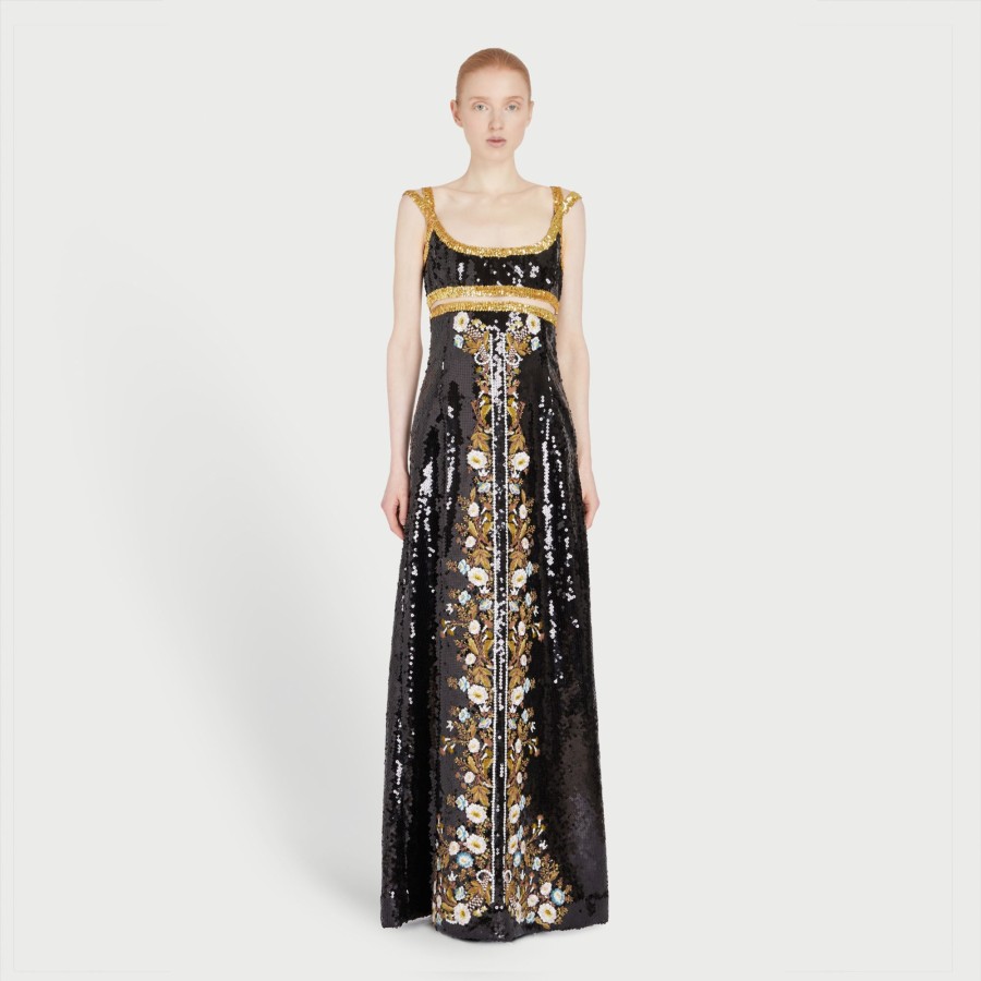 Women Giambattista Valli Dresses & Jumpsuits | Ramages Embroidered Sequins Dress