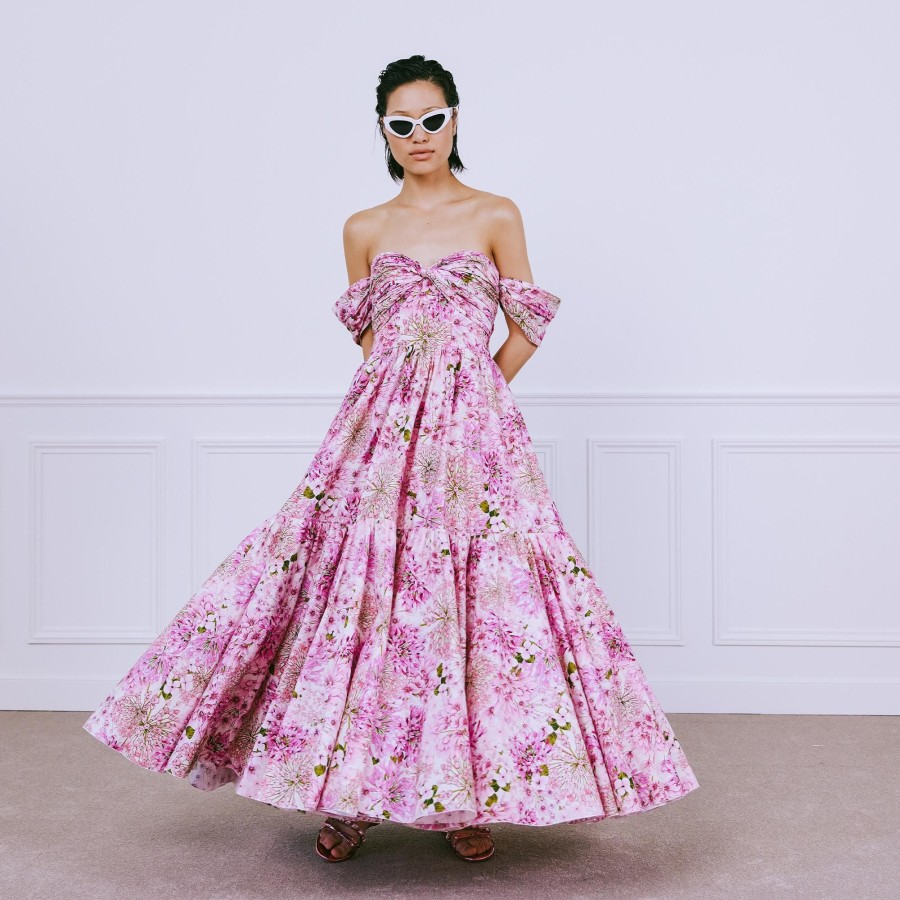 Women Giambattista Valli Dresses & Jumpsuits | Saint-Remy Pink Maxi Dress