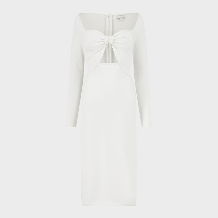 Women Giambattista Valli Dresses & Jumpsuits | Ivory Knit Dress