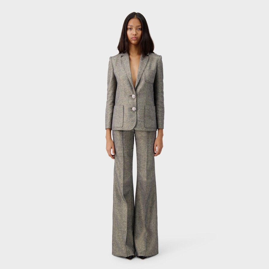 Women Giambattista Valli Coats & Jackets | Lurex Wool Jacket