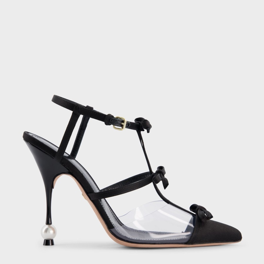 Women Giambattista Valli Shoes | Black Multi Bows Pump