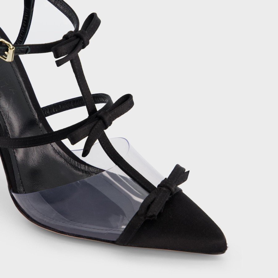 Women Giambattista Valli Shoes | Black Multi Bows Pump